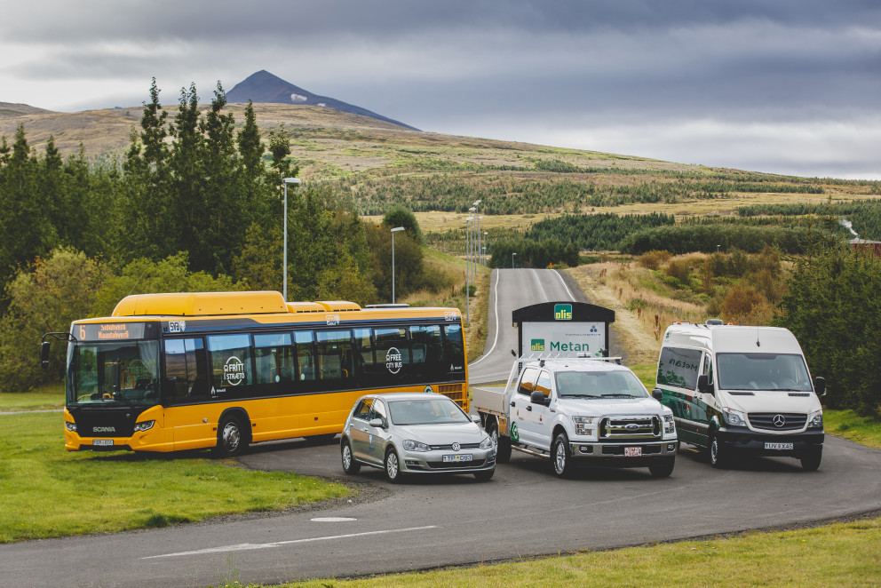 Metanbílar í eigu Norðurorku og Akureyrarkaupstaðar