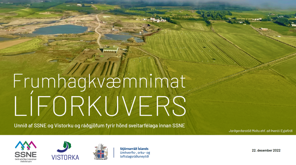 Frumhagkvæmnimat Líforkuvers komið út